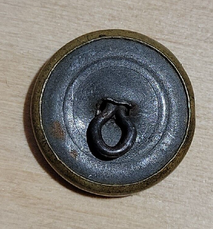 1776-1876 Antique Button, Eagle on Shield, 100th US Independence Anniversary