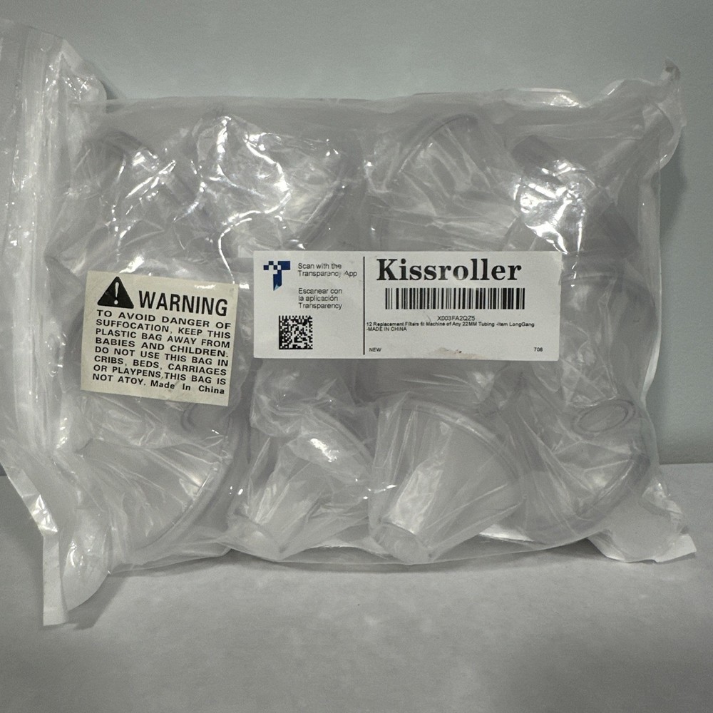 12 piece Universal CPAP Inline Filter - 22mm & 25mm connectors