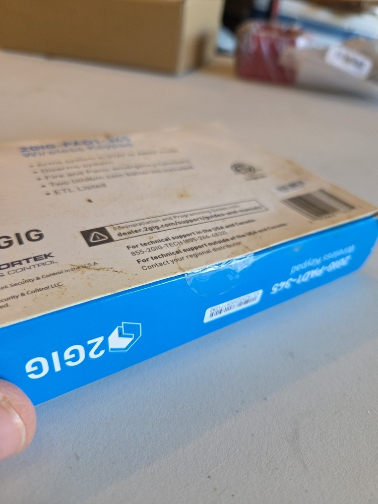 2GIG Technologies Wireless Keypad 2GIG -PAD1-345 New Sealed