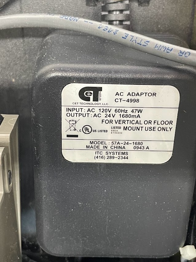 ITC Systems LC Loader 1085 Cash Bill Mooney