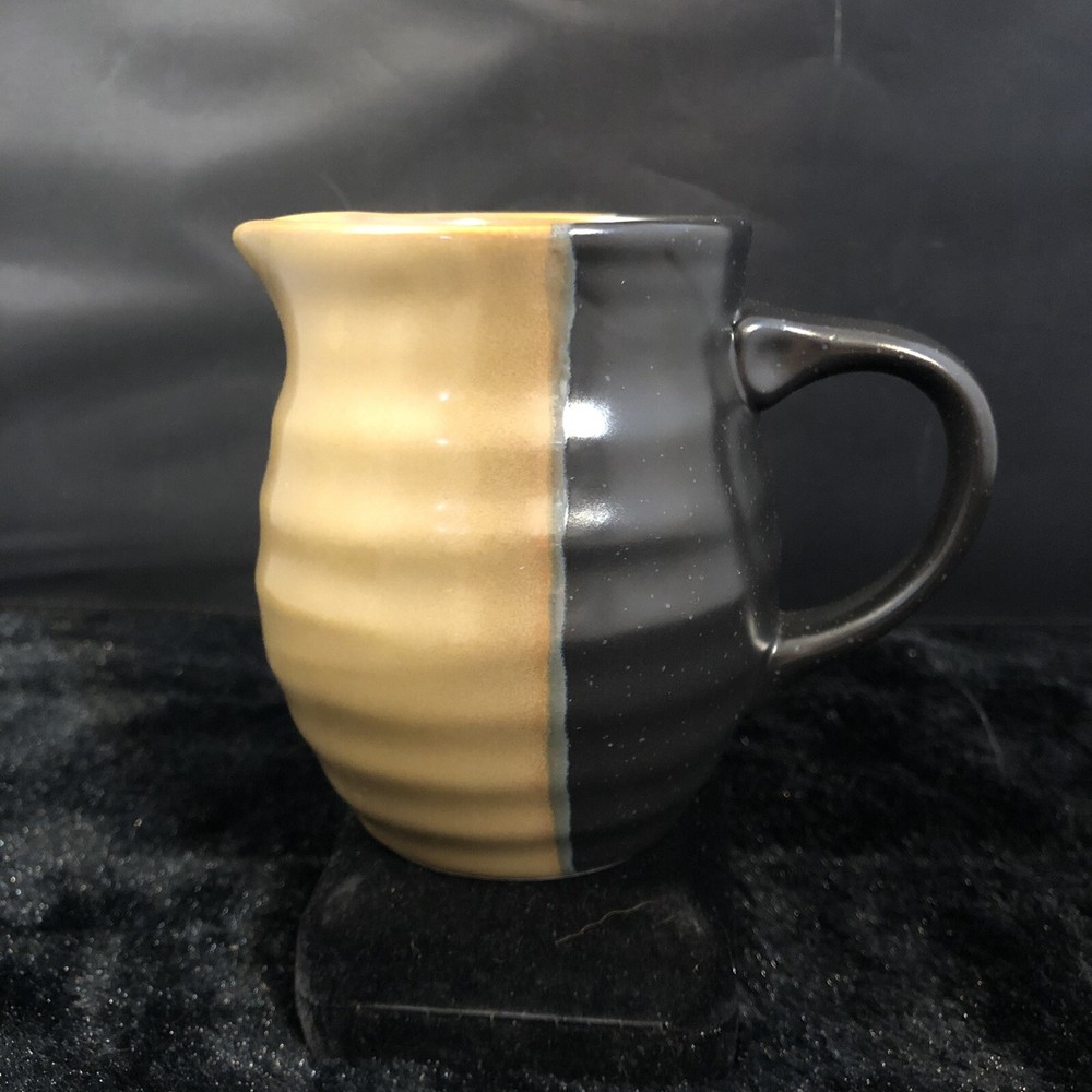 Sango Gold Dust Black Cream Pitcher