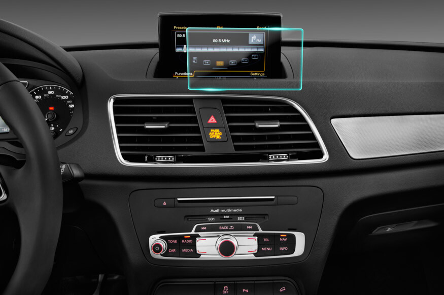 Crystal Clear Screen Protector for 2016 Audi Q3 Vehicle Navigation