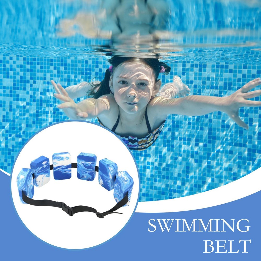 EVA Swimming Floatation Exercise Belt, Adjustable Swim Training Equipment