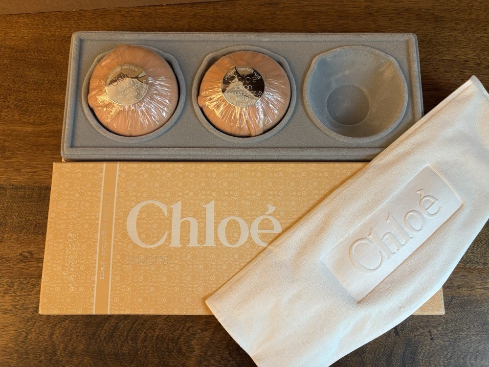 CHLOE Savons Soaps 2 Soaps 3.5 Oz Each
