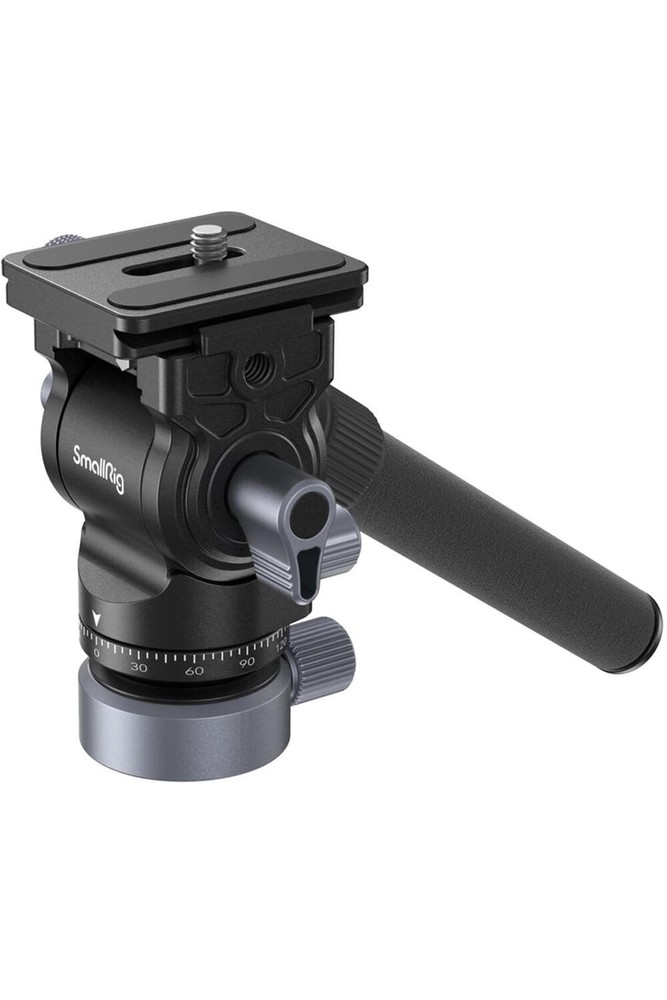 Video Head with Leveling Base, Quick Release Plate for Arca Swiss and Adjusta...