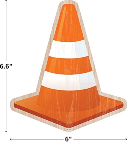Teacher Created Resources Under Construction Cones Accents (TCR8745)