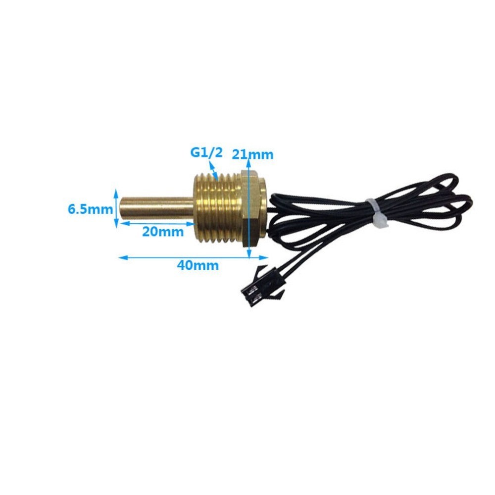 Flexible 10K Water Temperature Probe for Various Heating System Installations