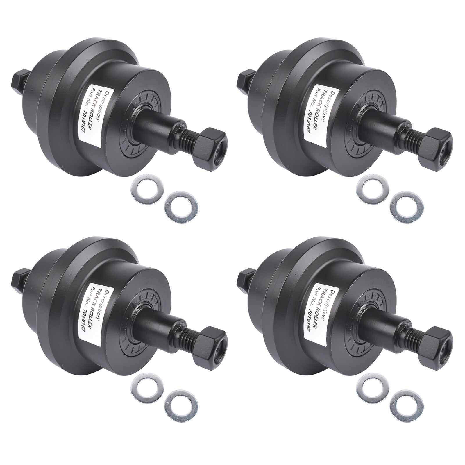 4x Track Rollers For Bobcat Mini Excavator 225 231 325 331 328 E26 E32 E37 E42