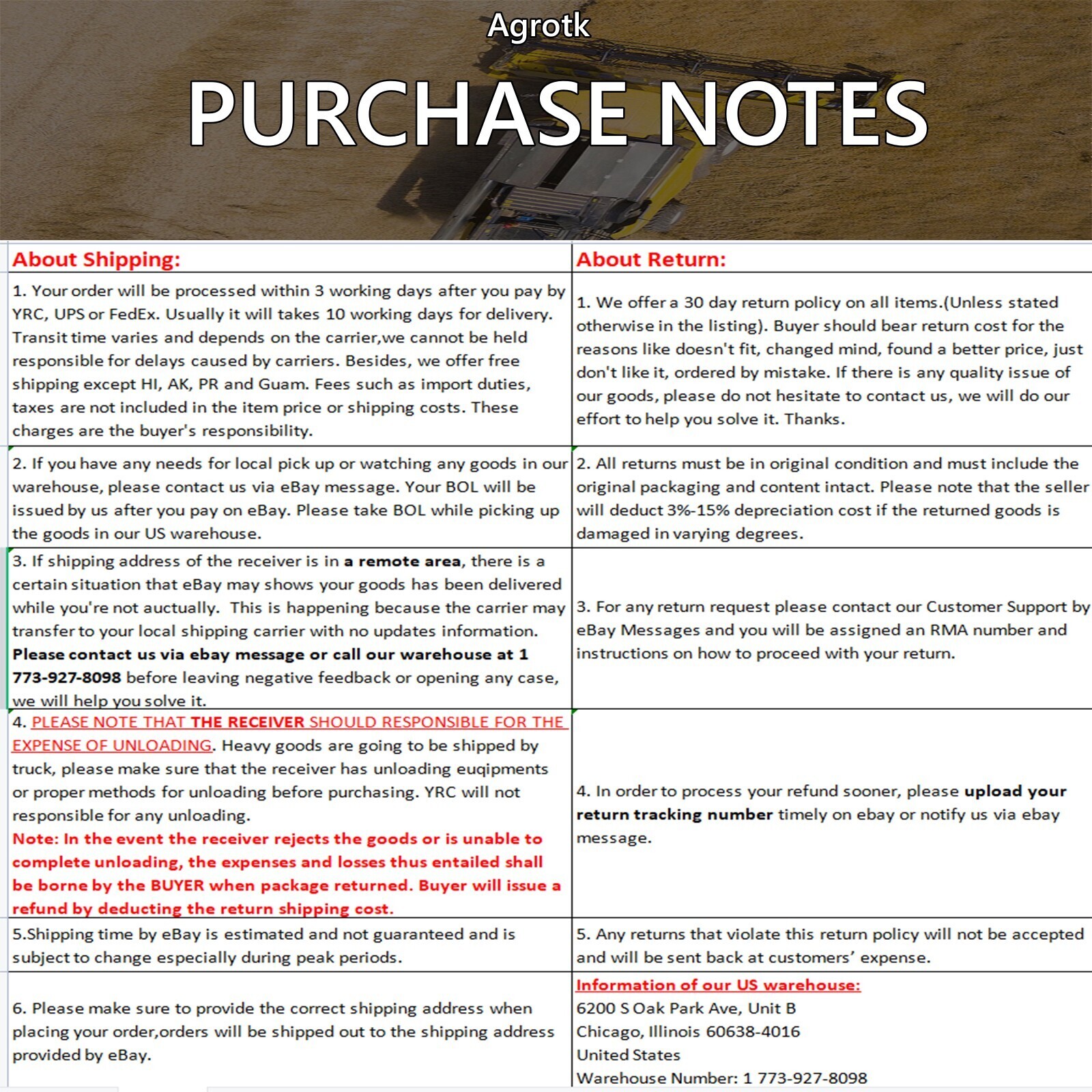 2pcs AGT Mini Skid Steer Brush Cutter Cutting Blades,For Use with M-RC72/12EX-RC