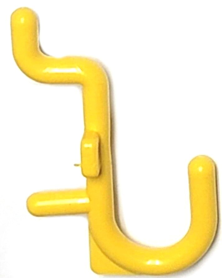 Plastic Yellow J Hook Peg Board Hook Kit Tool Storage Craft Hooks Pick A Pack