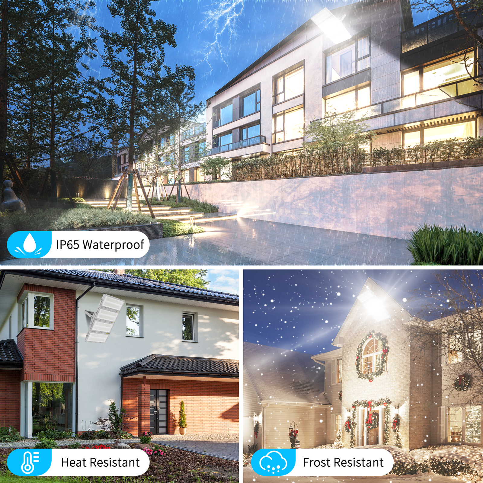 100W-400W Watt LED Flood Light Outdoor Security Garden Yard Spotlight Lamp 110V