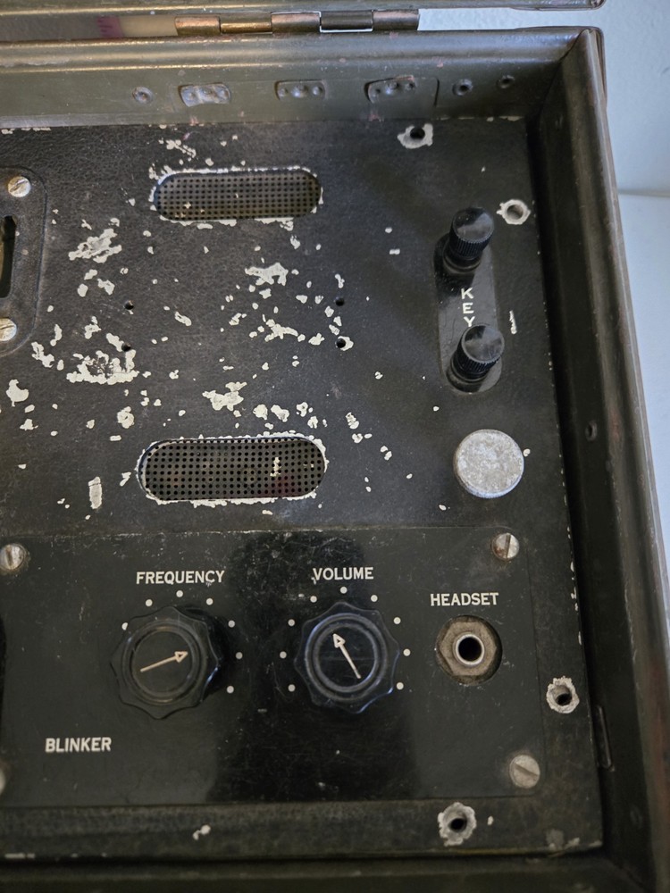 Antique Original World War Two WW2 Era Morse Code Training Machine.