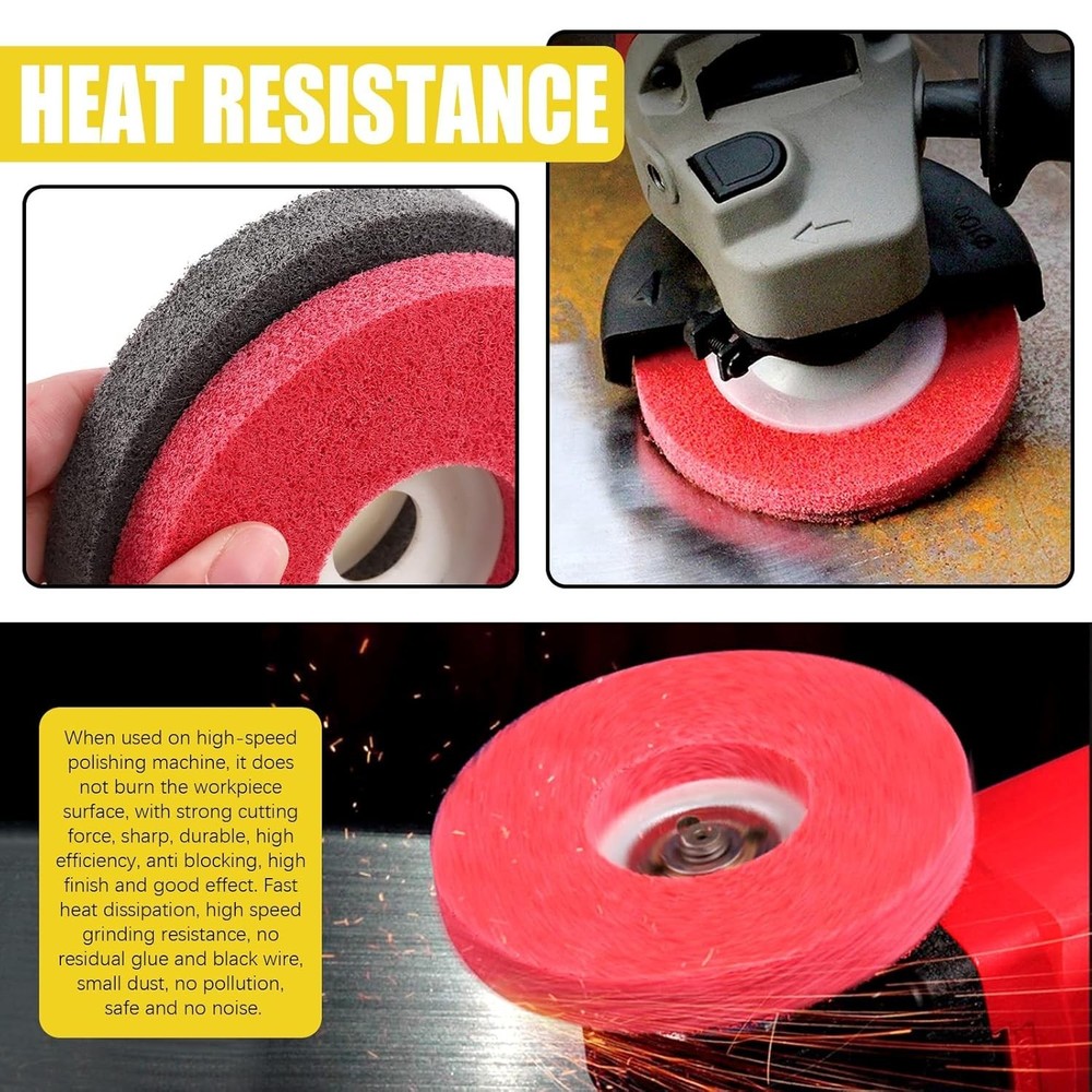 Polishing Buffing Wheel Set 17pcs Assorted Discs Compounds for Angle Grinder