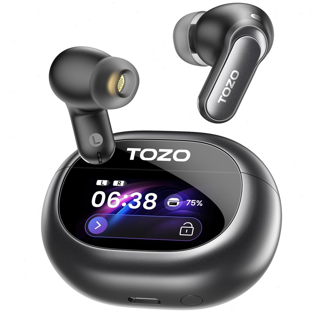 TOZO NC20 Pro Wireless Earbuds with Smart Touch Screen Bluetooth Headset