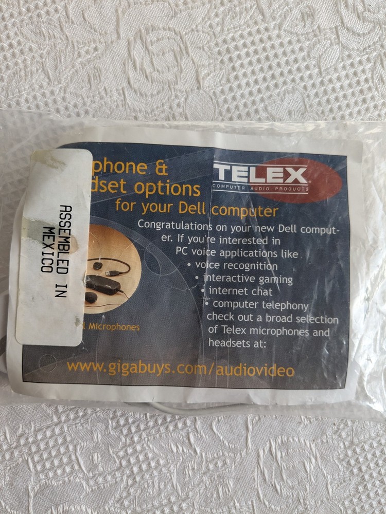 Telex Computer Microphone Mic for Desktop PC