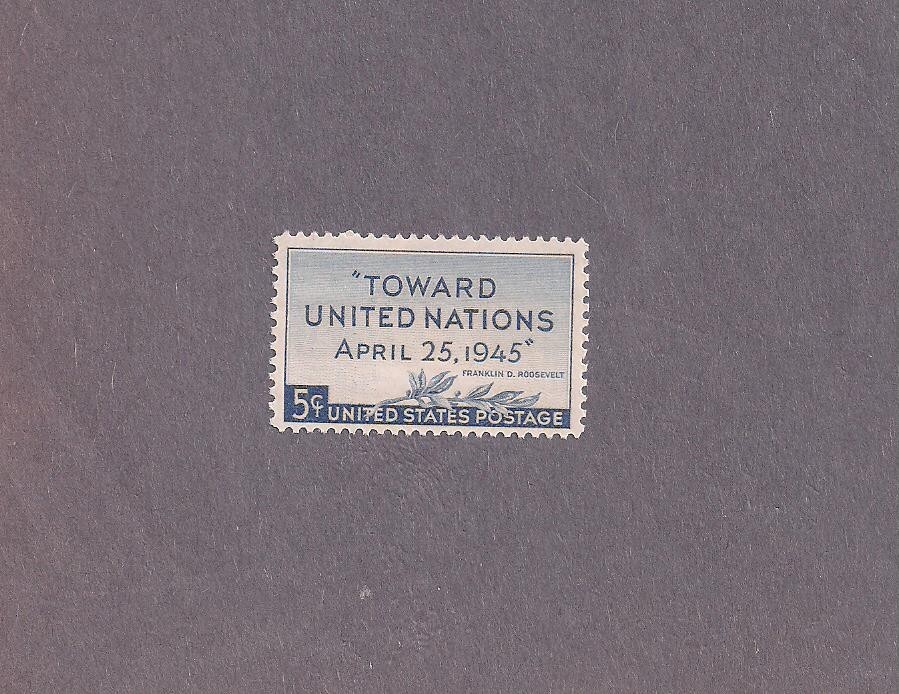 #928 United Nations Issue mint NHOG