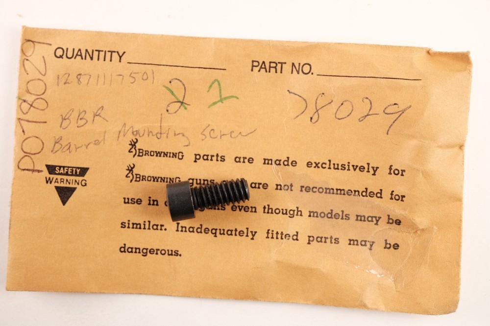 Browning BBR Barrel Mounting Screw 78029