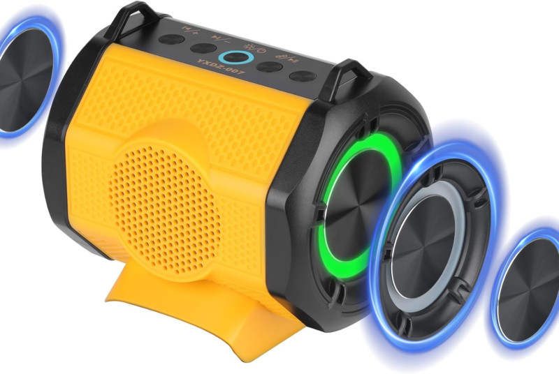 Bluetooth Speaker for Dewalt 20v Battery Cordless Small Speaker w/ TWS Function