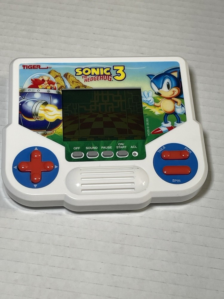 Sonic The Hedgehog 3 Hasbro Tiger Electronics Handheld Game TESTED AND WORKING