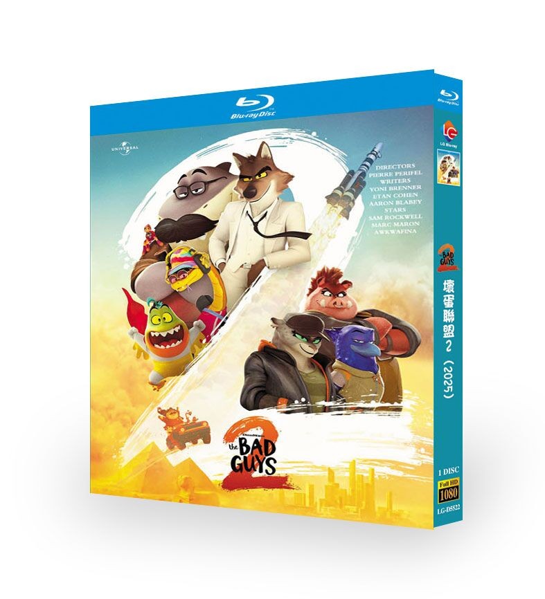 The Bad Guys 2 (2025) 动画 1-D 全新套装-