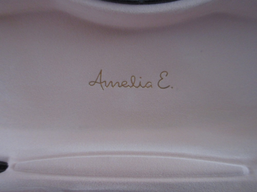 Amelia E. Eyeglass Case & Cleaning Wipe