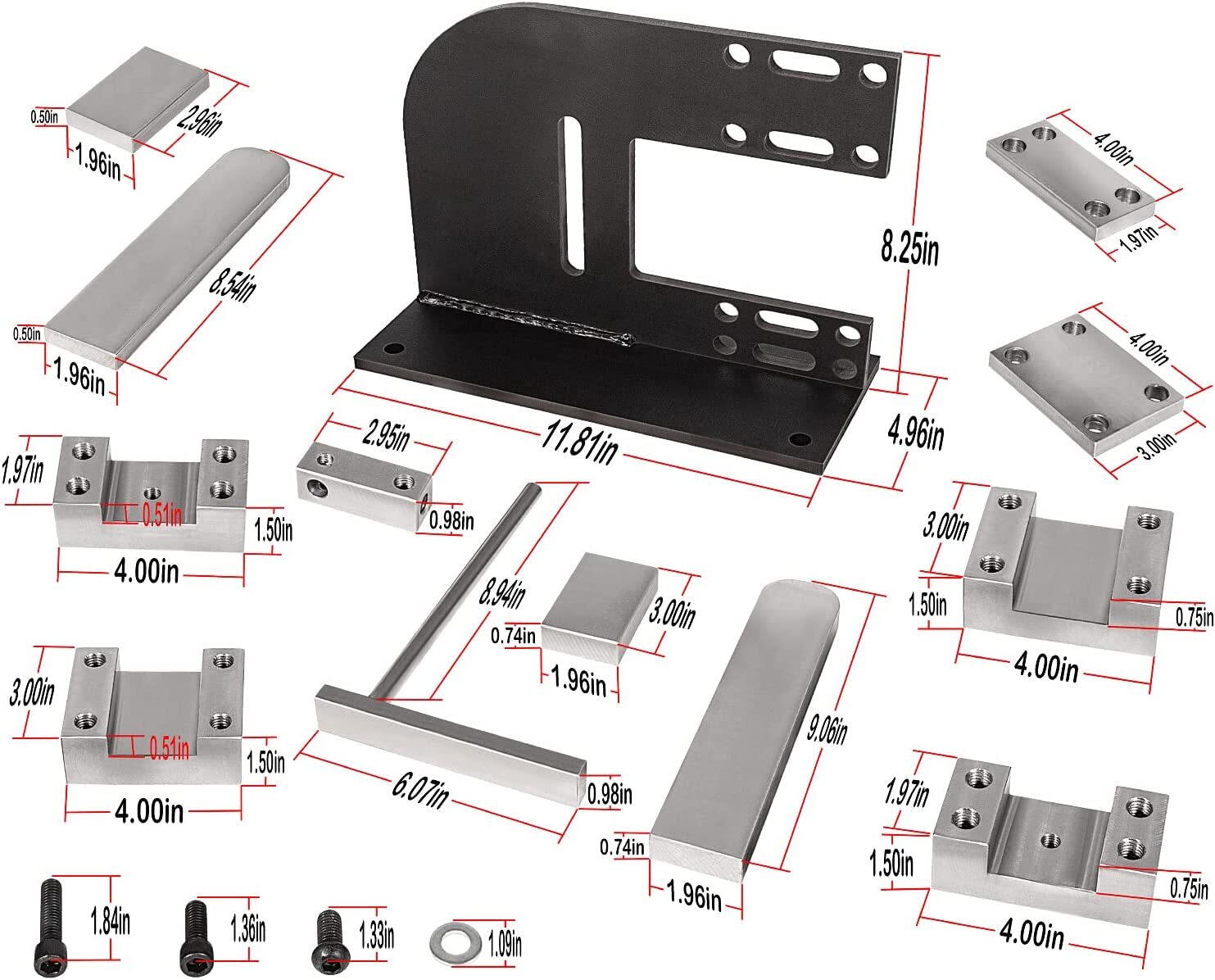Forge Wizard Blacksmith Tool Beginner Guillotine Tool With Guides & Dies