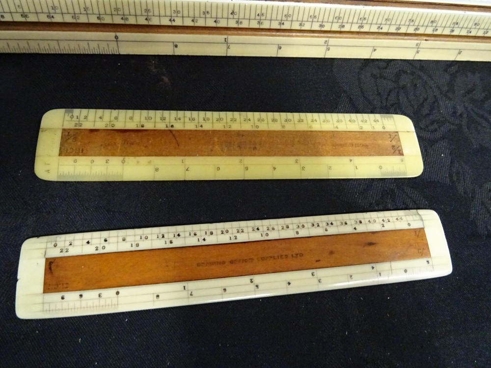 Architecture/Engineering Technical Drafting Vintage Drawing board rulers