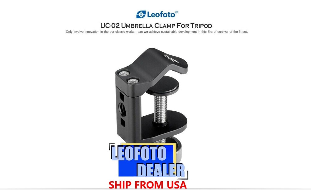 Leofoto UC-02 Multipurpose clamp For Umbrella