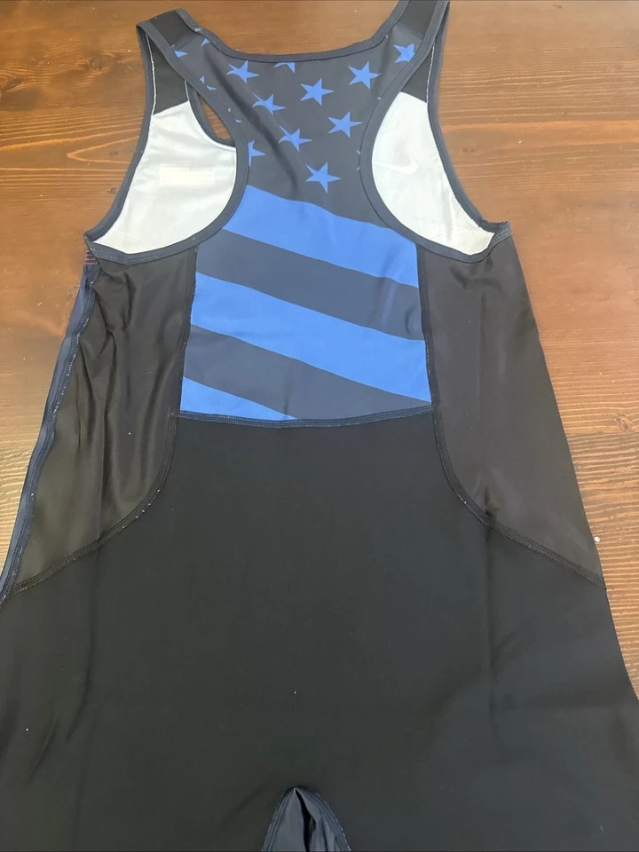 Nike USA Weightlifting / wrestling Singlet Gym Stars Team Men’s size sizes