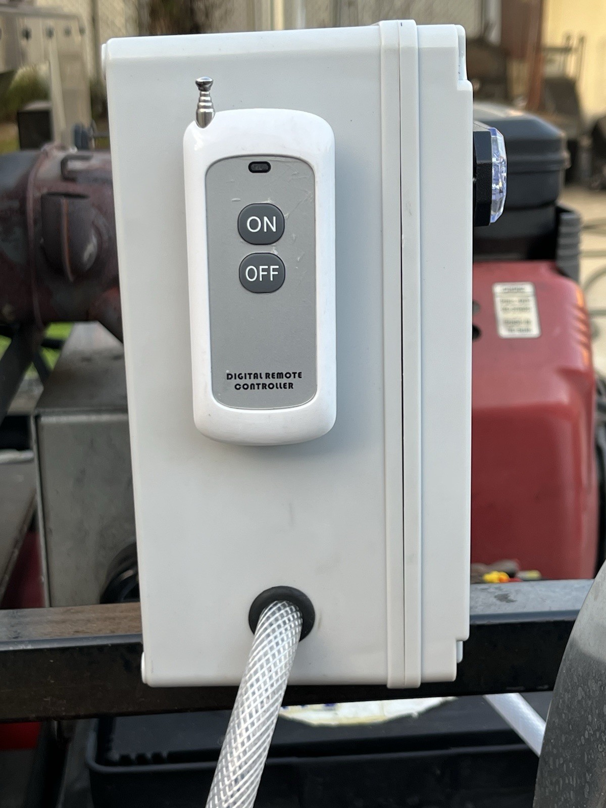 FloSho Long-Range Remote Downstream Injector System Chem/Rinse Switch Controller