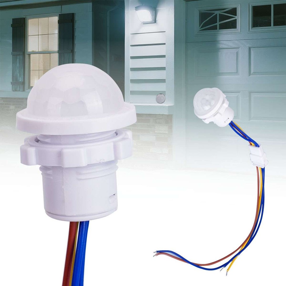 5pc PIR Infrared Motion Sensor Detector 110V Smart Switch Light Lamp Switch Auto