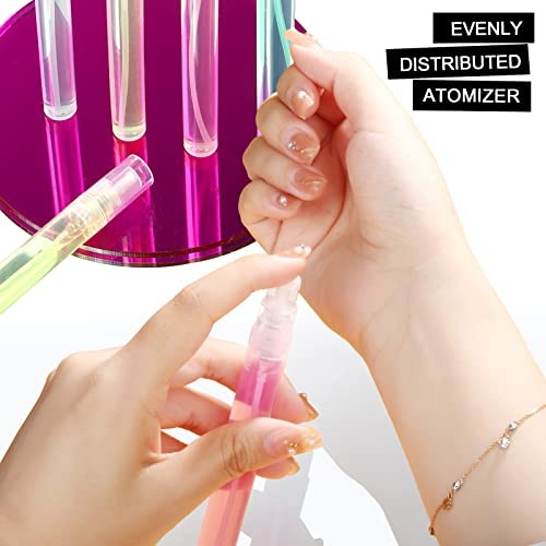 Mini Spray Bottle 20PCS Perfume Bottle Empty Perfume Atomizer, Plastic 10ml