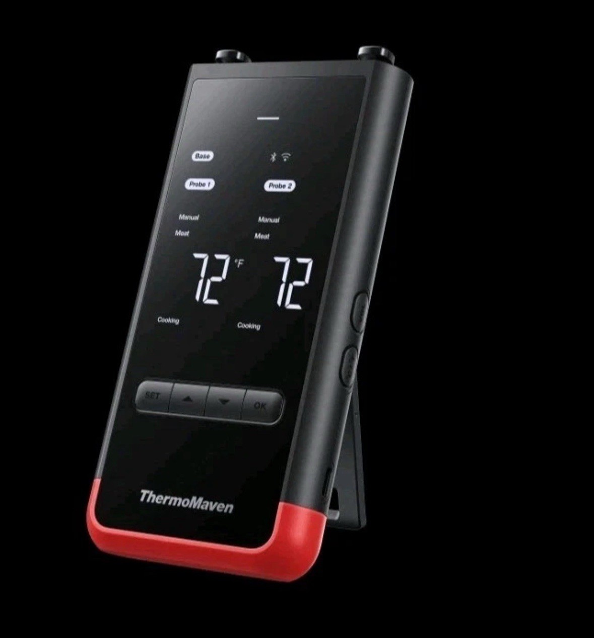 THERMOMAVEN P2 Wireless Thermometer WT02 - 2 Probe Set Standalone Base & WiFi