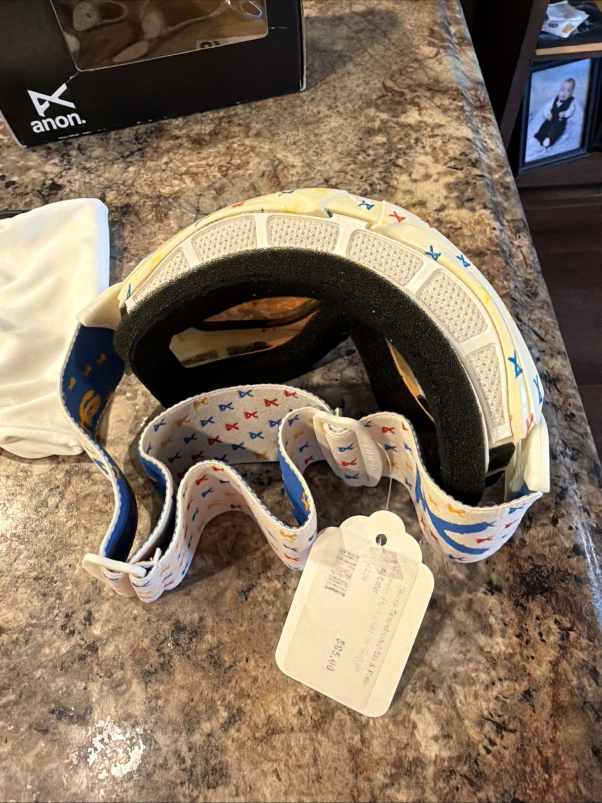 Anon Majestic Women's Ski Goggle White Hydro Multi Color DEAD STOCK NIB UglyBox