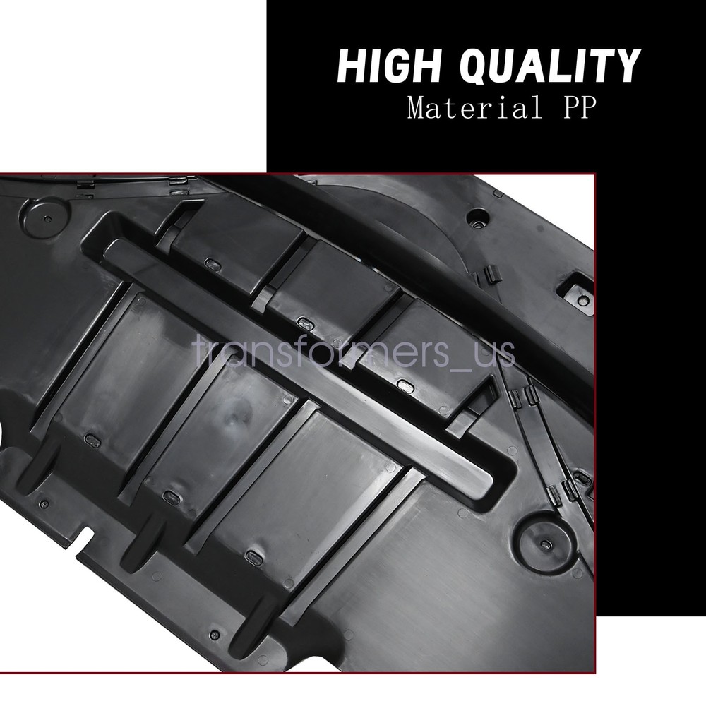 Front Bumper Under Cover Guard Engine Splash Shield For 2015-2017 Ford Mustang