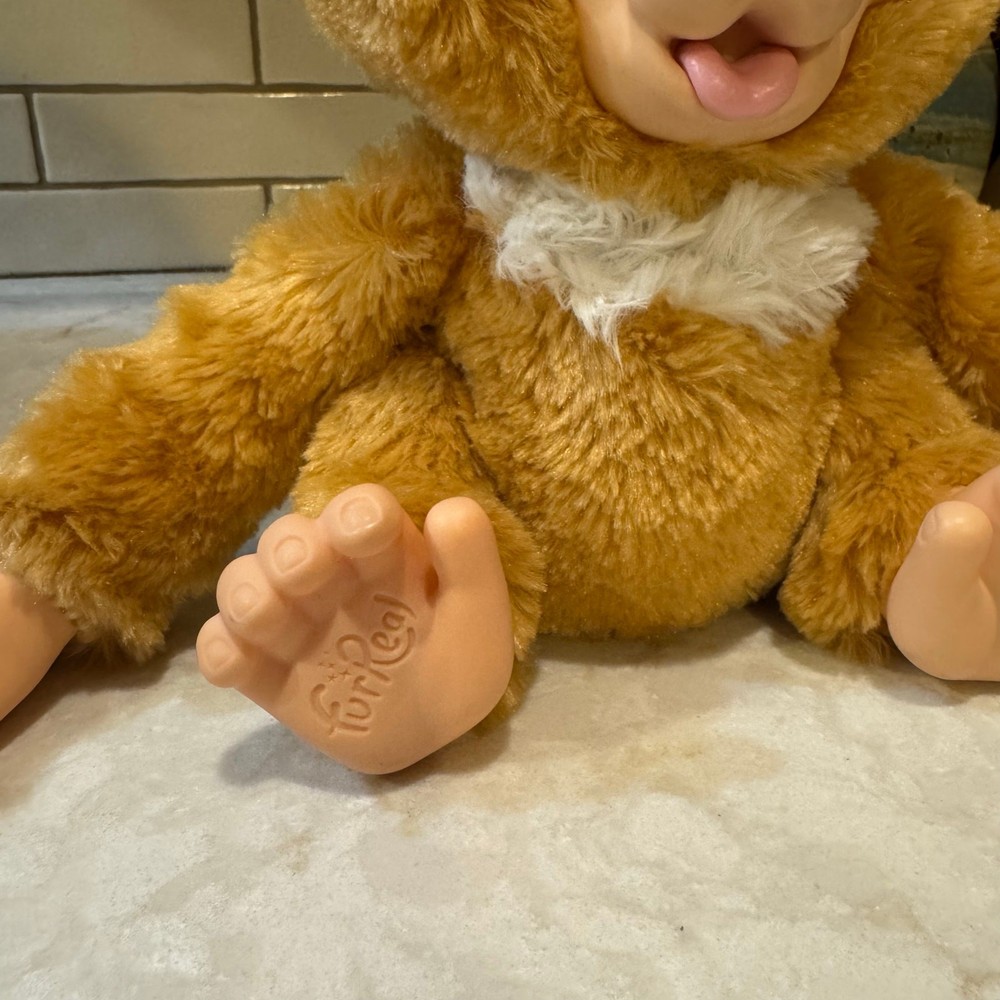 furReal Check-Up Zandi Monkey E0367 Hasbro Interactive Sounds WORKS
