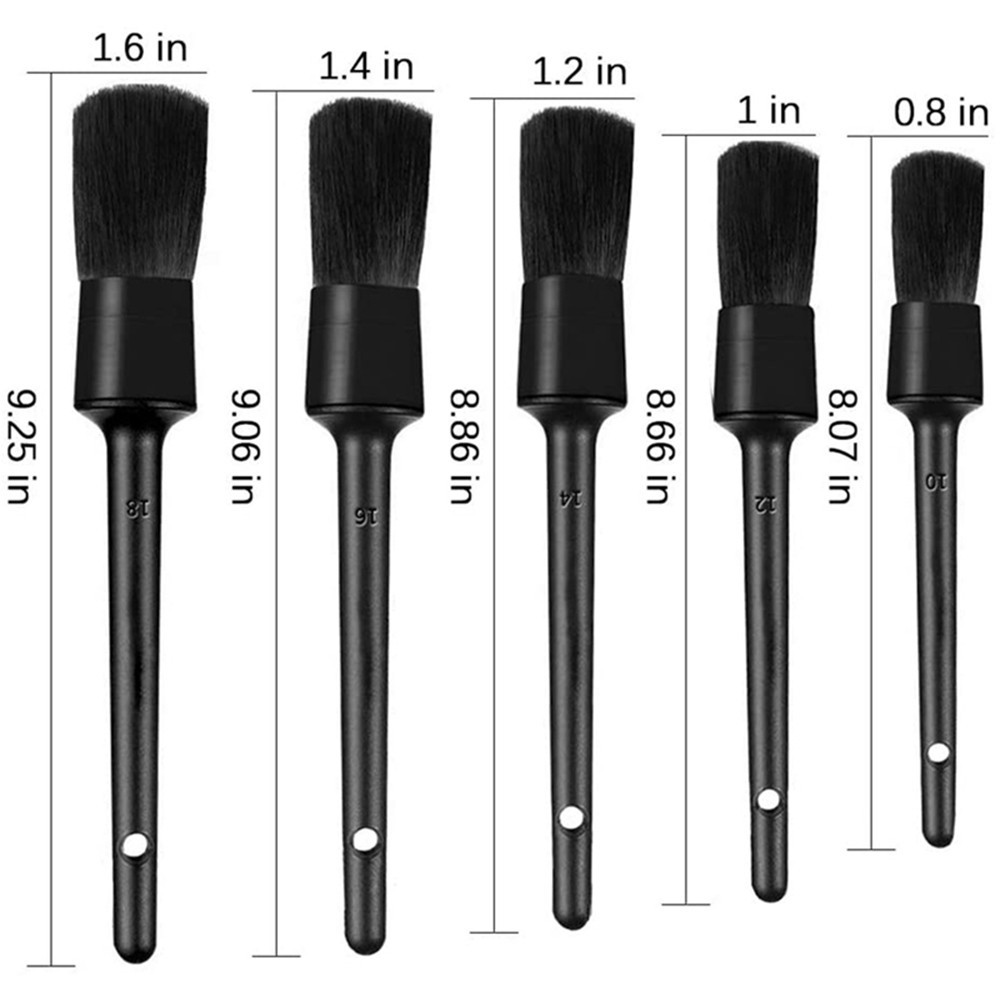 5Pcs Car Interior Air-conditioner Cleaning Brush Multifunction Washing Tool A