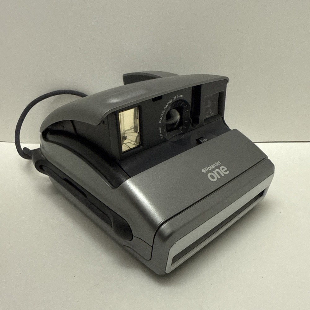 Polaroid One 600 Instant Camera Silver - Great Condition - Untested -