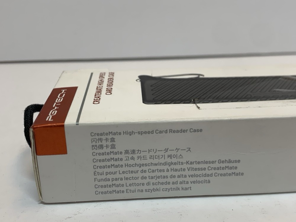 PGYTECH CreateMate High-Speed Card Reader Case, Water/Dust Proof ~ New, Open Box