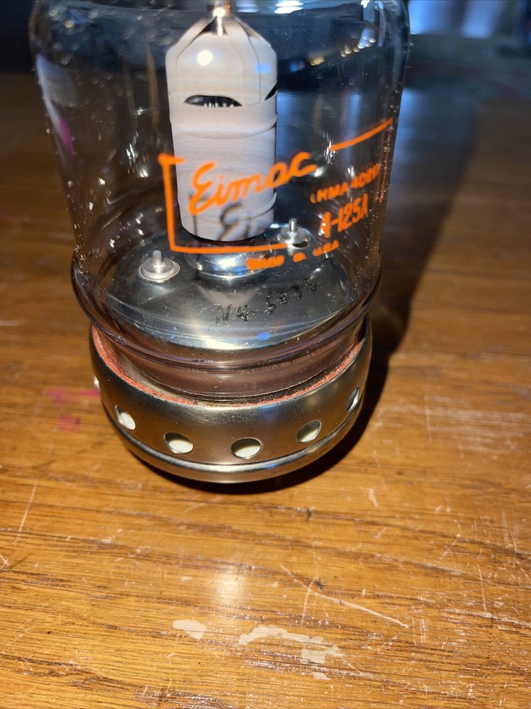 EIMAC 4-125A HAM AMPLIFIER PENTODE POWER TUBE NOS NO BOX