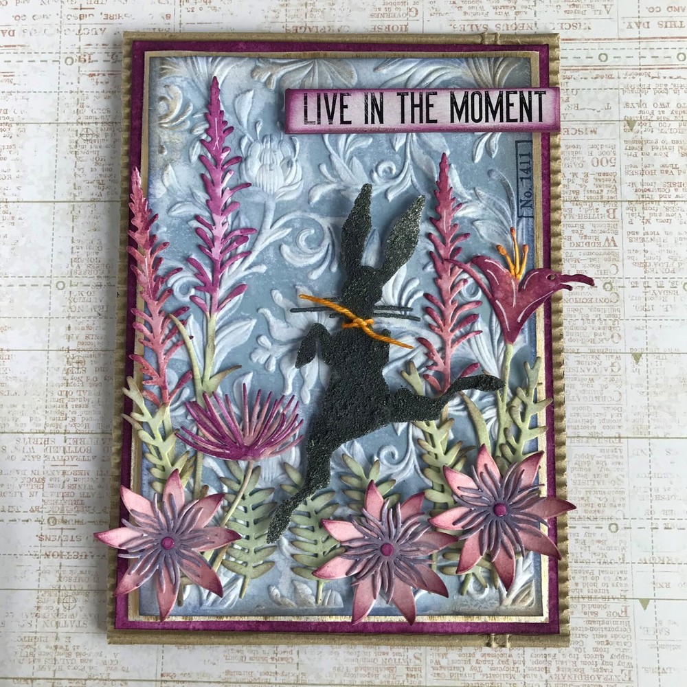Sizzix Thinlits Bunny Hop 3-pc set #664421 Retail $19.99 designer Tim Holtz