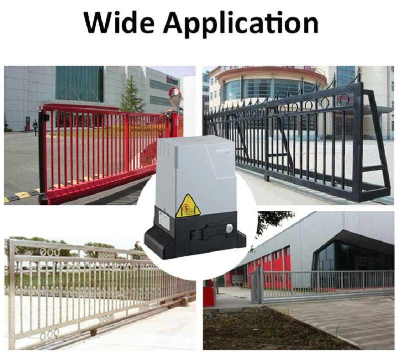4000lbs Automatic Sliding Gate Opener Door Operator APP Control w/4 Remote+Keypa