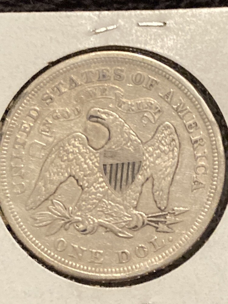 1871 seated liberty dollar