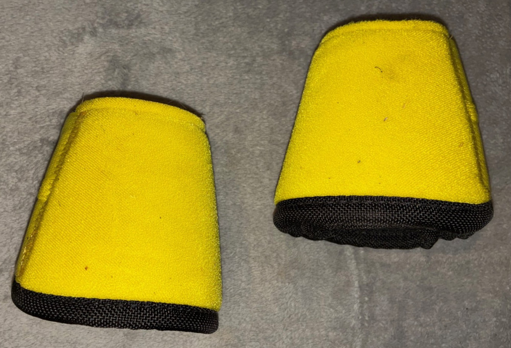 NEW YELLOW QUICK WRAP PROFESSIONALS CHOICE BELL BOOTS MEDIUM