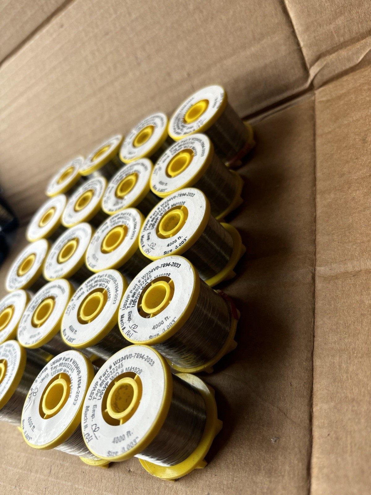 Ultra-Fine Stainless Steel Wire #1– USWP PART#W304V0-7894-2033 / R0032245 4000FT