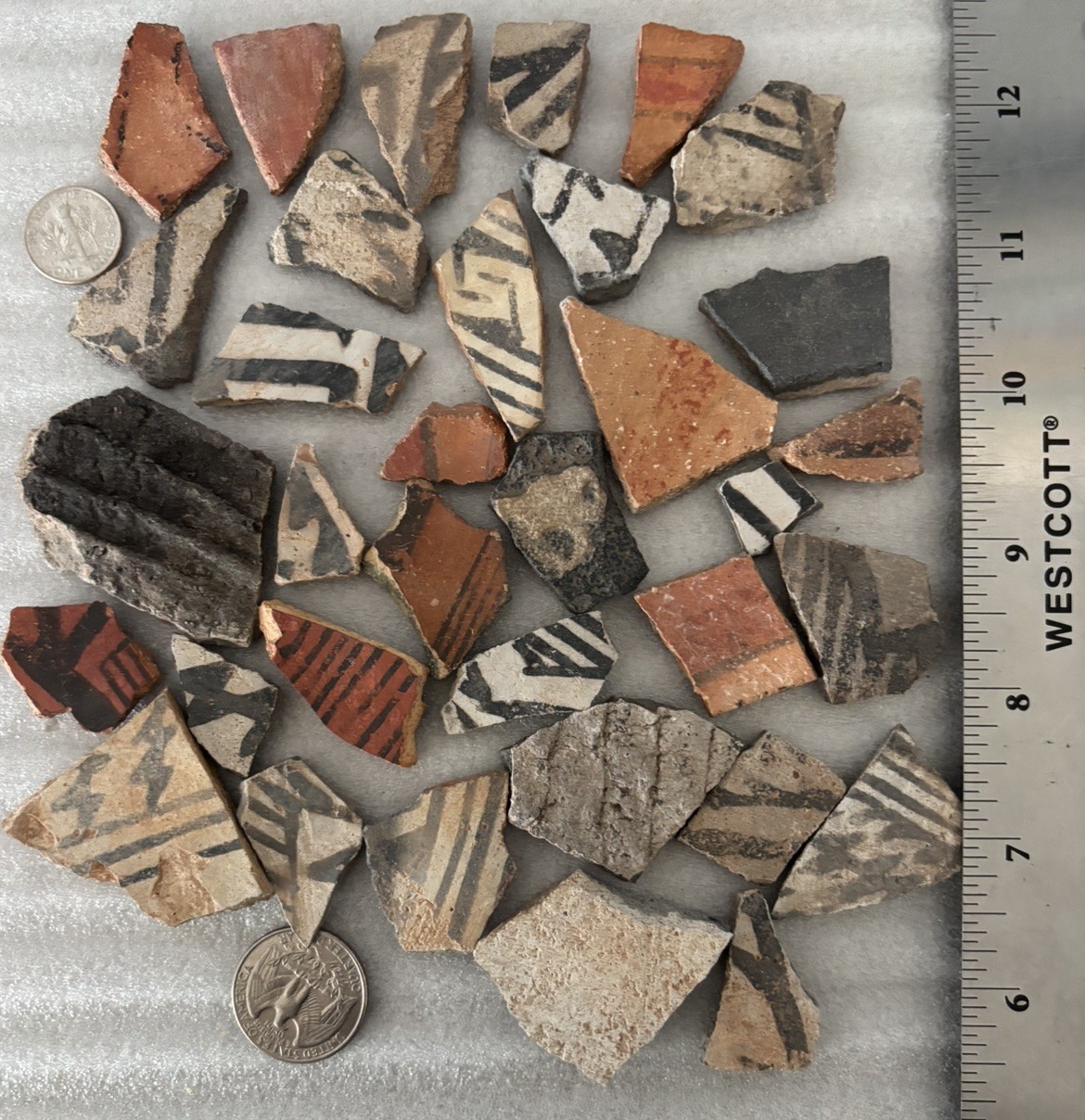 Ancient Anasazi Native American Pottery Shards Arizona L3-D FREE SHIPPING