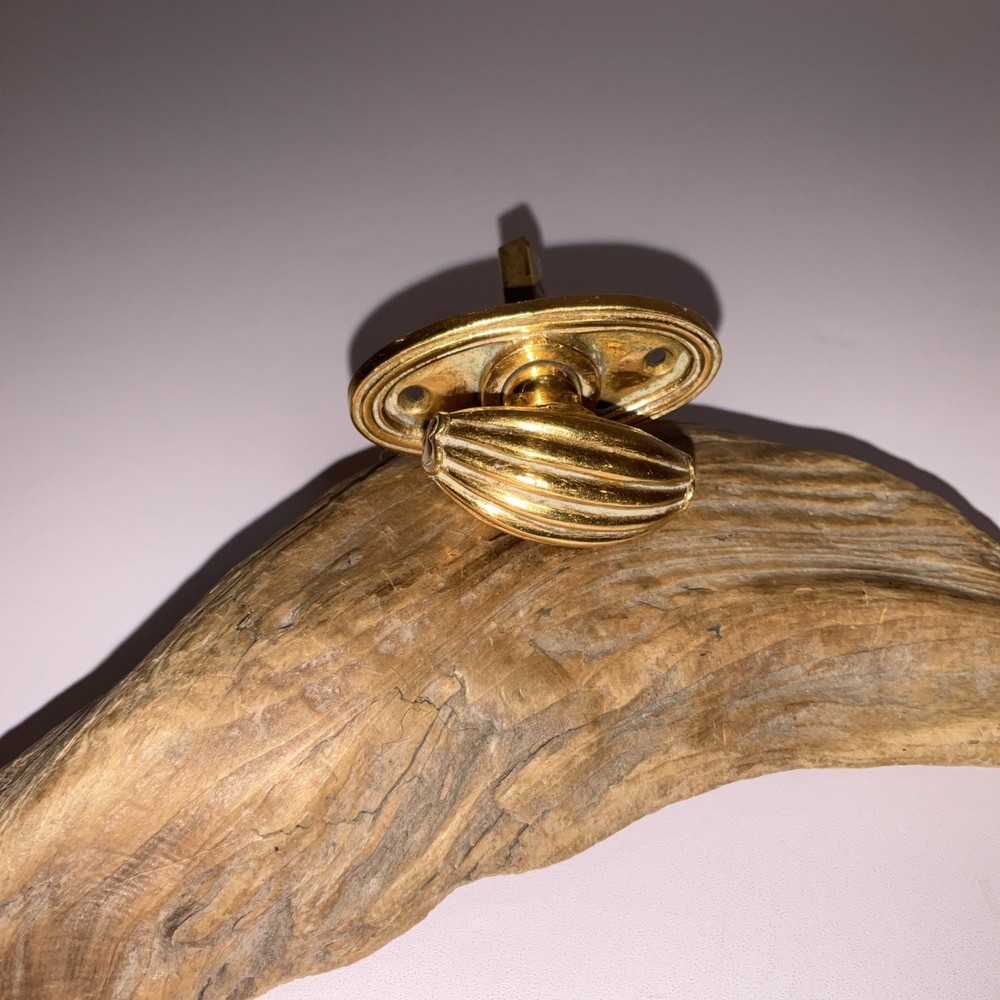 Vintage Solid Brass Interior Door Knob – Small 2” Size – Single Knob Only