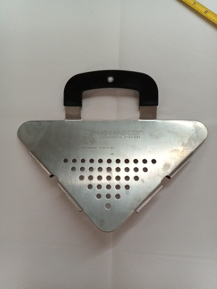 Panhandler Stainless Steel Commercial Strainer