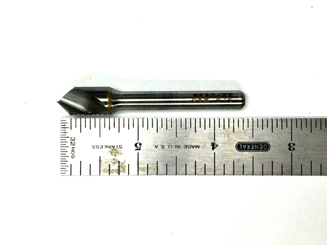 3/8" 90 DEGREE SINGLE FLUTE SOLID CARBIDE COUNTERSINK - OSG 700-3752