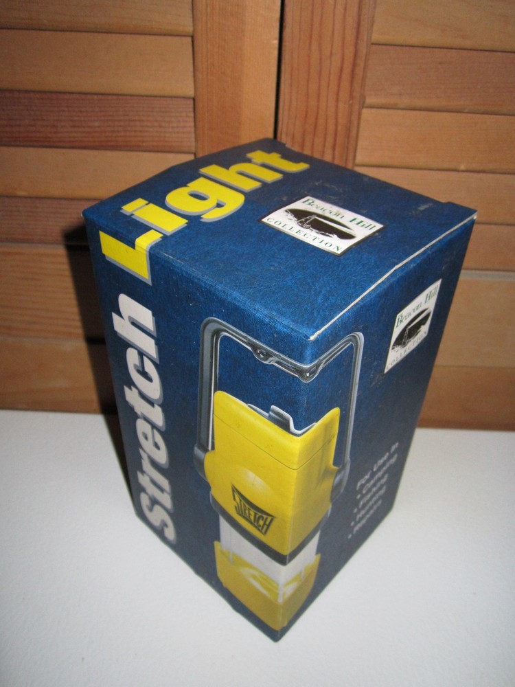 Krypton STRETCH Flashlight Lantern 4.8V using 4C Batteries, w/ spare Xenon bulbs